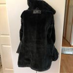 Sonoma  Life+Style Lambskin Women’s Black Aviator Leather Jacket-Faux Fur Lined Photo 7