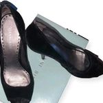 Gianni Bini  velvet peep toe heels Photo 0