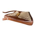 Gucci Rare Vintage 1970's Horsebit Canvas and Leather Shoulder bag Photo 5
