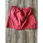 White House | Black Market WHBM belted red/brown color size 14 skirt Photo 4