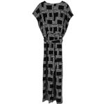 Ann Taylor NEW Black White Print Jumpsuit Wide Leg Belted Contemporary Size XXL Photo 5
