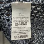 Eddie Bauer  Blue Marled Knit Open Front Cardigan Sweater Size 2XL 3/4 Sleeve Photo 3