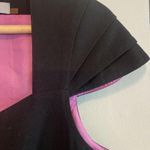 Marc New York Pleated Cap Sleeve Sheath Black Dress, Size 8 Party Dress Sorority Photo 2