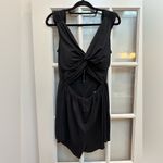 Eloquii  Black One Piece Romper Bathing Suit Swimsuit Plus Size 14 NWT Beach Pool Photo 2