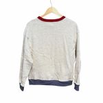 Sundry  Pullover Sweatshirt Gray Blue Red M Photo 1