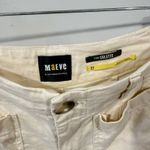 Maeve Colette Linen Blend Crop Wide Leg Pants Size 27 White Chalk EUC Photo 2