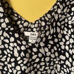 Bar III size large, black and white sauce, double layer short crop tank blouse Photo 1