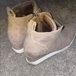 Catherine Malandrino Tan Ankle Boots wedge size 10 Photo 3