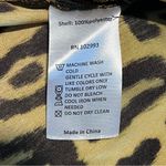 Adam Lippes  animal print asymmetric satin top, sleeveless, size 2 Photo 12