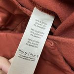 White House | Black Market 12 Slim Ankle Capri Mid Rise Pockets Stretch Red Orange Photo 7