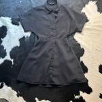 ZARA black button down dress Photo 0