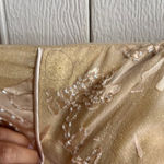 Sue Wong Nocturne Silk Beaded Halter Dress Gold Sz 8 Fringe Flapper Gatsby 30s Photo 11