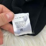 LIVIANA CONTI Pants Size XS Quiet Luxury Knit Wide Leg Cropped Wool Black Italy Photo 9