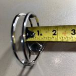 Anne Klein NIB II Silver and Green Clutch Watch Bracelet Photo 4