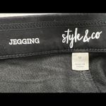 Style & Co Black Rinse Skinny Mid Photo 6