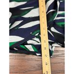 Anne Klein Sleeveless Wrap Top Womens S Green Navy White Blouse Elegant Workwear Photo 10