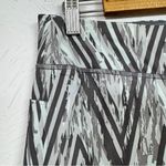 Smartwool  Grey Blue Striped Mini Skirt Womens L Athletic Gorpcore Casual Hiking Photo 1