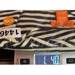 Joe Fresh JCPenny ‎ Women 2X Stripe Monochrome Midi Black Dress Formal Office Photo 6