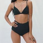 Jen's Pirate Booty Jen’s Pirate Booty Metallic High Waist Swim Bottoms Photo 1