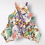 HD in Paris Anthropologie Lucille Peplum Blouse Womens Size 4 Floral Photo 2