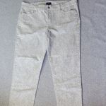 NYDJ  Cream Animal Print Jeans Size 14 Photo 2