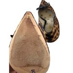 BODEN Leopard Print Calf Hair Bow Heels Size 37.5 / US 7.5 Brown Photo 4