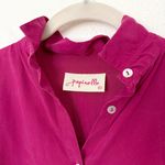 [Papinelle] Pink Amelie Long Sleeve Oversized Relaxed Fit Pajama Shirt Sz Large Photo 10