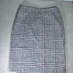 Talbots  Plaid Pencil Skirt - Black, Cream, Maroon Photo 8