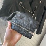 Madewell  The Washed Leather Motorcycle Jacket Black Photo 8
