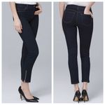 White House | Black Market The Jegging Crop Mid Rise Dark Wash Jeans Size 6 Photo 12