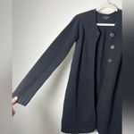 Theory  Cashmere Blend Lambeth Inclusive Duster/Cardigan Sz L Thick Knit Wool Photo 3
