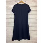 Ralph Lauren POLO Maxi /beach Dress Short Sleeve Slit Pullover Navy Sz 4 Photo 1