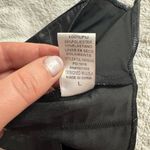 JLUXLABEL  black faux leather crocodile-effect corset top NWT Photo 5