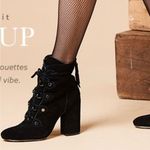 Splendid Rosa Lace up zip back booties Photo 1