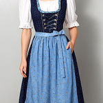 German 3 piece set Chic Blue Women's Skirt Set Size M Photo 0