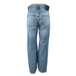 Pull & Bear  Women's Blue Medium Wash High Rise Straight Leg Denim Jeans Pants 4 Photo 1
