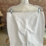 Vince Camuto Pants Ankle Flat Front White 10 Stretch Casual Vacation Work Cotton Photo 6