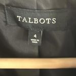 Talbots  Womens Blazer 4 Black Button up Collar Coat Careercore Photo 5