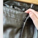 Gap Vintage Y2K  Leather Low Rise Trouser Pants Brown Women's size 14 Grunge Photo 5