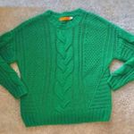 kelly green cable knit sweater Size XS Photo 0