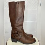 Bussola Trapani Knee High Riding Boots EU 39 8.5 brown Leather Photo 2