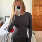 Amazon  Long Sleeve Going Out Top Grey Photo 1