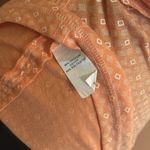 Abercrombie & Fitch NWOT  Orange Geometric Pattern Tie Waist Blouse Y2K Vintage Photo 6