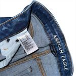 American Eagle High Rise Jegging Stretch Blue Distressed Jeans Women's 0 Short Photo 3