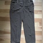 Loft black and cream Rivera crop pant in Marissa fit Photo 0