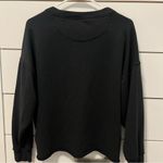 Aerie  Black Lace Up Crewneck Photo 2