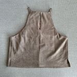 Lush Clothing Lush High Neck Top that feels and looks like Suede Photo 4