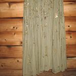 Mac Duggal 6182 Green Long Sleeve Hand Embellished Floral A-line Gown Photo 12