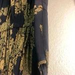 Tibi  New York 100 % silk dress black and gold Sz 2 Photo 3