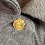 Ralph Lauren Lauren  Black Gold Logo Button Jersey Shirt Size XXL Photo 4